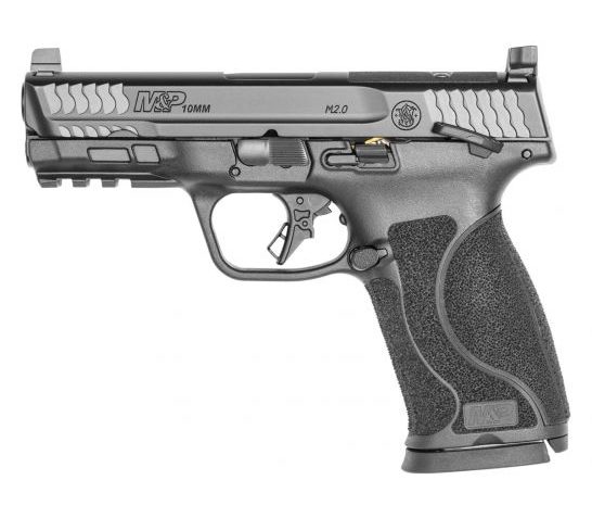 S&W M&P 2.0 TS Compact 4" Optics Ready 10mm Pistol, Black – 13390