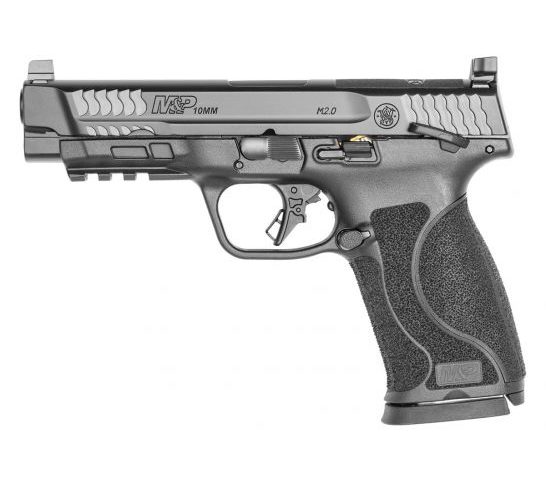 S&W M&P 2.0 TS 4.6" Optics Ready 10mm Pistol, Black – 13388