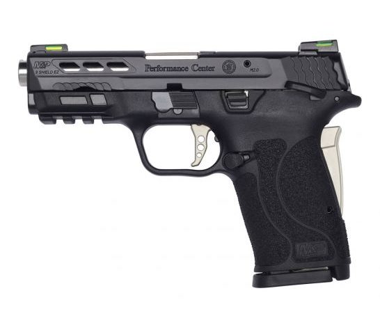 Smith & Wesson M&P9 Shield EZ PC 9mm Pistol w MTS, Black/Silver – 13225