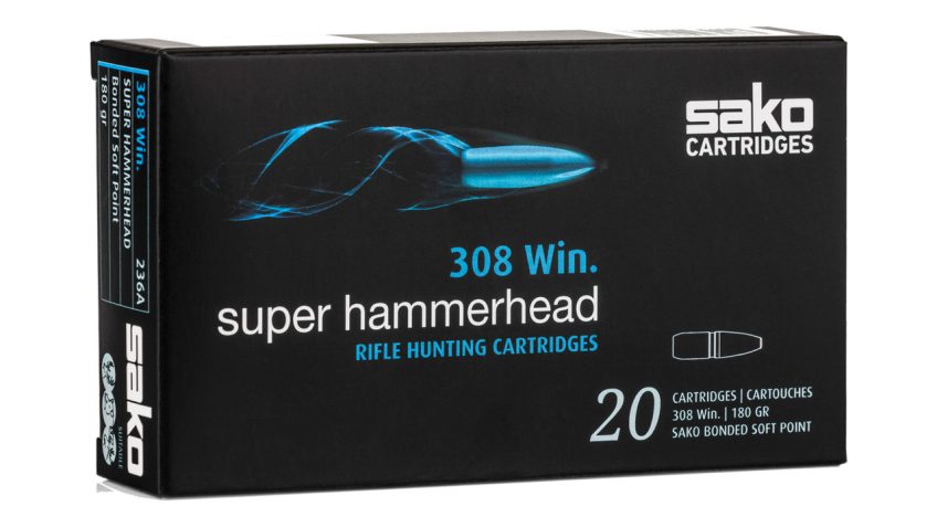 Sako Super Hammerhead .308 Win, 180gr, Bonded Soft Point, 20rd Box