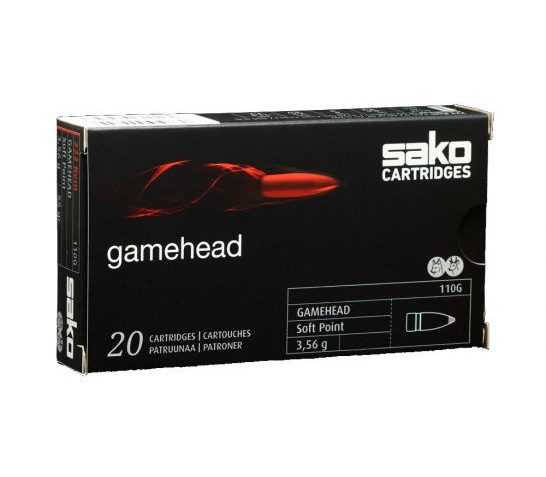 Sako Gamehead 100 gr SP .243 Winchester Ammunition, 20 Rounds – C615113ESA10X