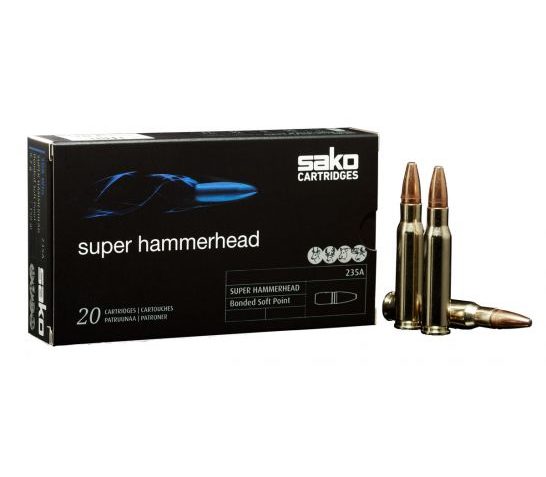 Sako Super Hammerhead 180 gr 30-06 Springfield Ammunition, 20 Rounds – C631236ASA10X