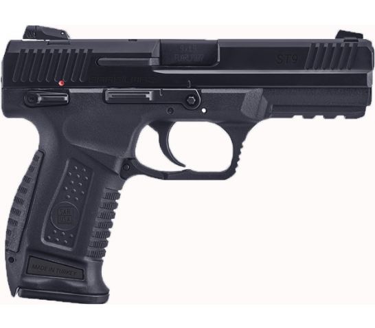 SAR ST9 9mm Pistol 4.4" 17rd, Black – ST9SLBL