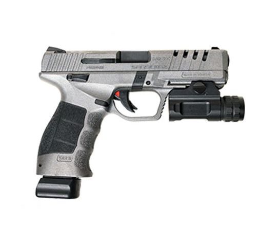 SAR USA SAR9X 9mm Pistol W/ Weapon Light, Platinum Cerakote – SARGSAR9X