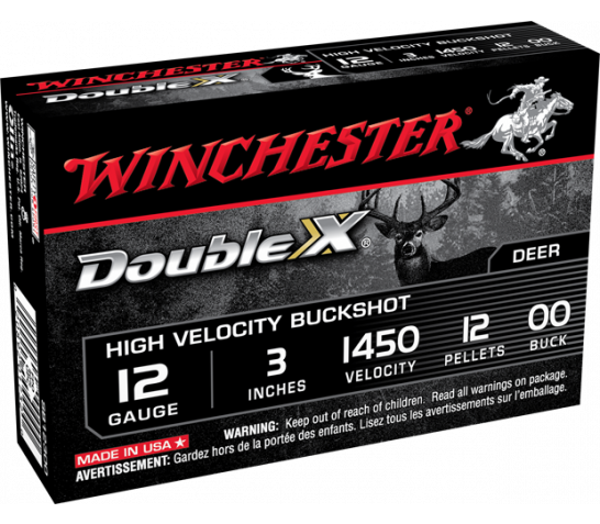 Winchester Double-X 12ga 3" 00 Buck Supreme High Velocity Magnum Ammunition 5rds – SB12300