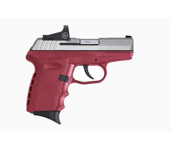 SCCY CPX-2RD 9mm Pistol, Crimson/Stainless – CPX-2TTCRRD