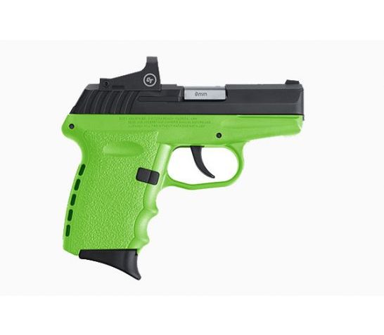 SCCY CPX-2RD 9mm Pistol, Lime/Black – CPX-2CBLGRD