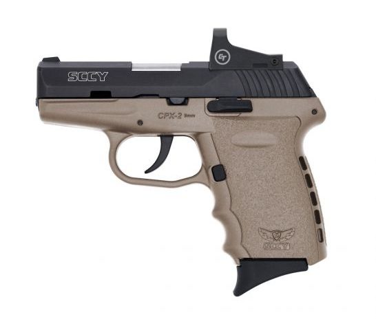 SCCY CPX-2RD 9mm Pistol, FDE/Black – CPX-2CBDERDE