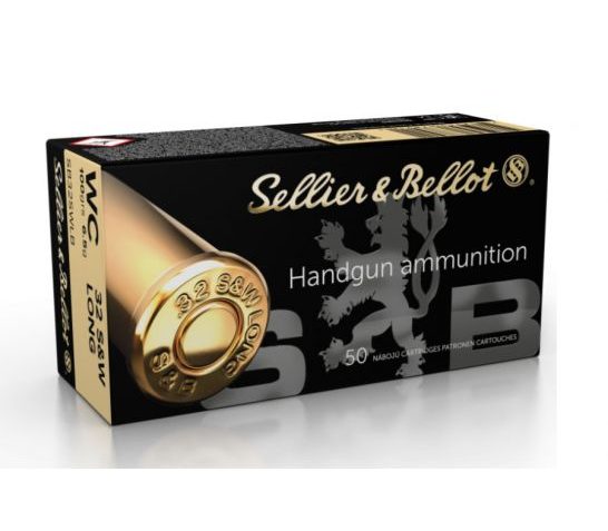 Sellier & Bellot 32 S&W Long 100 gr Wadcutter Ammo 50rds/box – SB32SWLC