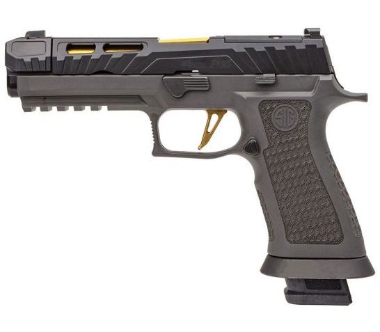 Sig P320 Spectre Comp Optics Ready 9mm Pistol, Black/Gold – P320V003