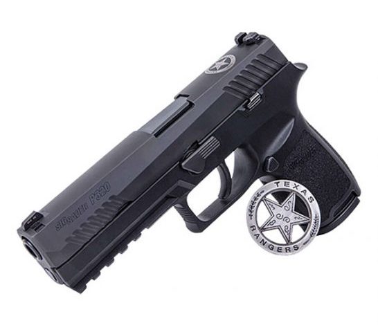 Sig P320F Texas Ranger Talo Edition 9mm Pistol, Black – 320F-9-BSS-FTRF