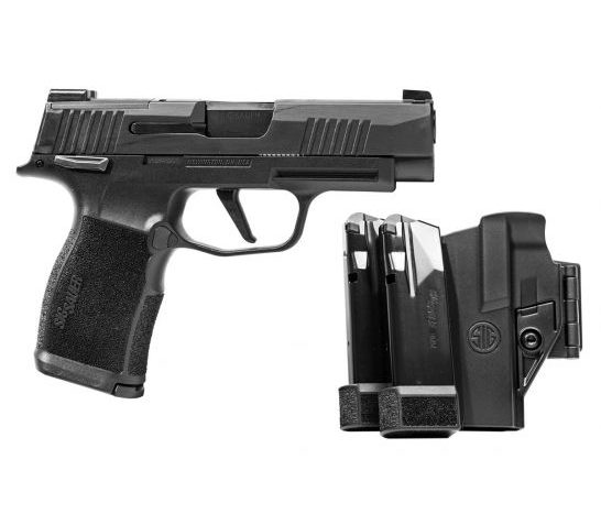 Sig P365 XL MS TacPac 9mm Pistol With 3 Mags & Holster, Black – 365XL-9-BXR3-MS-TACPAC