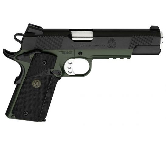 Springfield 1911 CA Loaded Marine Corps Operator .45 ACP Pistol, OD Green – PX9105MLCA18