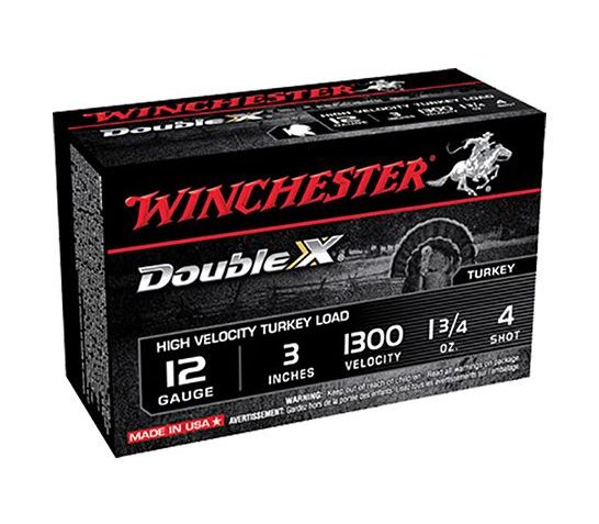 Winchester 12ga 3" 1 3/4oz #4 HV Magnum Turkey Ammunition 10rds – STH1234