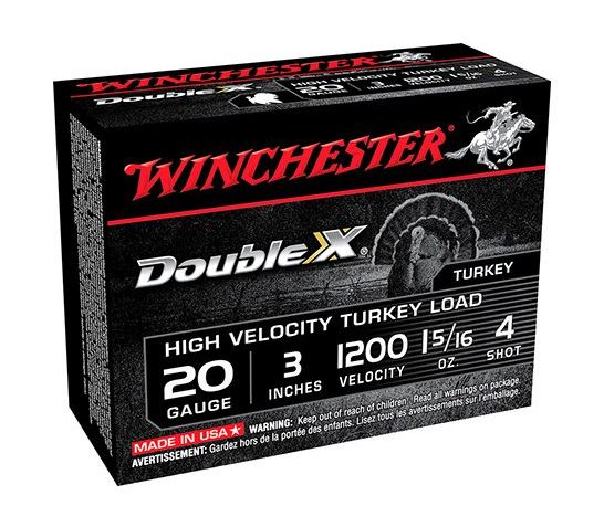 Winchester 20ga 3" #4 High Velocity Magnum Turkey Ammunition 10rds – STH2034