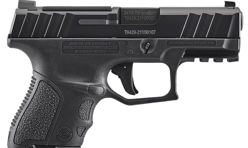 Stoeger STR-9SC 9mm 3.54″ Bbl Optics Ready Blk Sub-Compact Pistol w/(1) 10rd Mag & Med Backstrap 31749