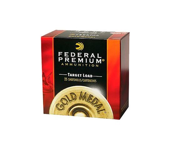 Federal 12ga 2.75" 2.75DE 1oz #8 Gold Medal Plastic Shotshell Ammunition 25rds – T113 8