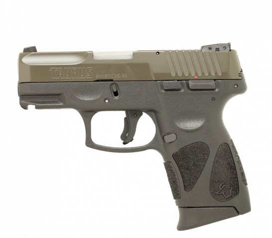 Taurus G2C 9mm Pistol, Black/ODG – 1-G2C93B-12