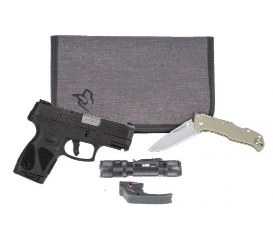 Taurus G2S 9mm Pistol With Carry Pack, Black – 1-G2S931-CK