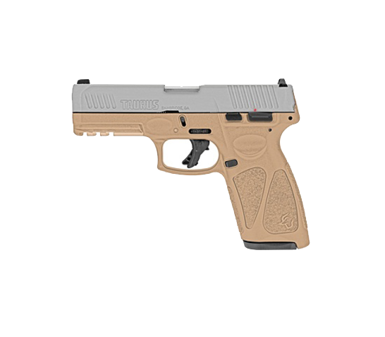 Taurus G3 Full Size 9mm Pistol 4" 15/17 Rd, Tan/SS – 1-G3B949T