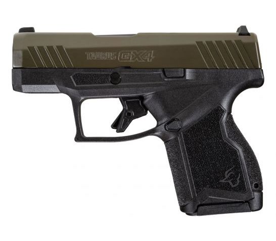 Taurus GX4 9mm Pistol, Black/Green – 1-GX4M93B