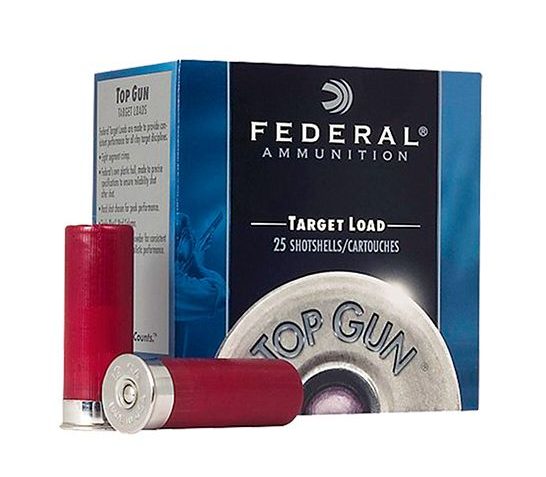 Federal 12ga 2.75" 2.75DE #8 Top Gun Shotshell Ammunition 25rds – TG121 8