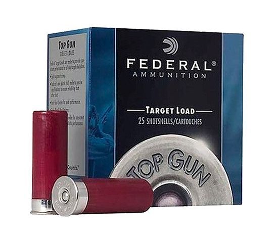 Federal 12ga 2.75" 7/8ox #8 Extra Lite Top Gun Shotshell Ammunition 25rds – TG12EL 8