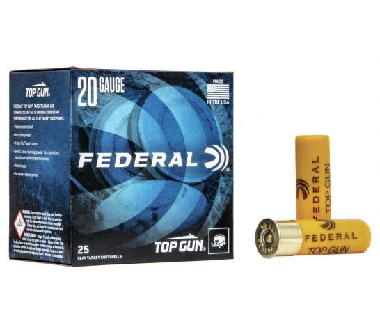 Federal 20ga 2.75" 2.5DE 7/8oz #9 Top Gun Ammunition 25rds – TG20 9