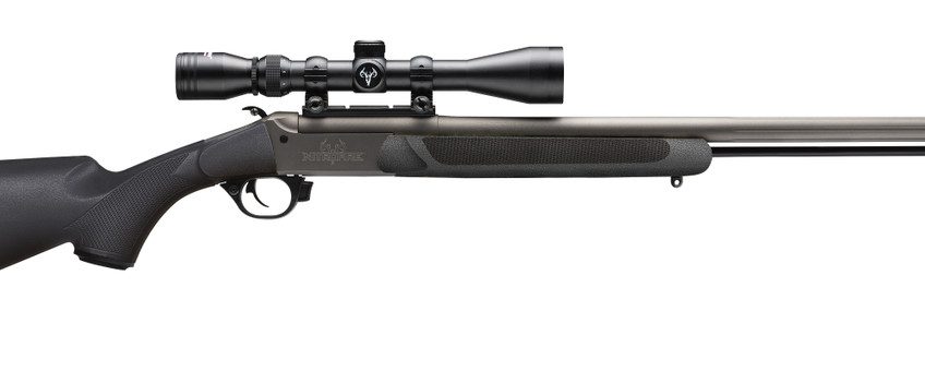 Traditions Nitrofire Muzzleloader .50 Cal, 26" Barrel, 3-9x40mm Duplex Scope, Black, 1rd