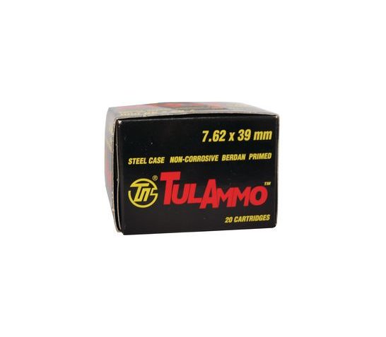 Tula 7.62x39mm 124gr HP Steel Case Ammunition 40rds – UL076211