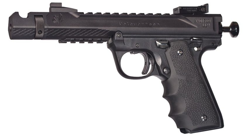 Volquartsen Black Mamba .22 LR, 4.5" Barrel, Compensator, Target Sights, Black, 10rd