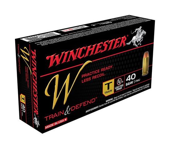 Winchester 40 S&W 180gr FMJ Train Ammunition 50rds – W40SWT