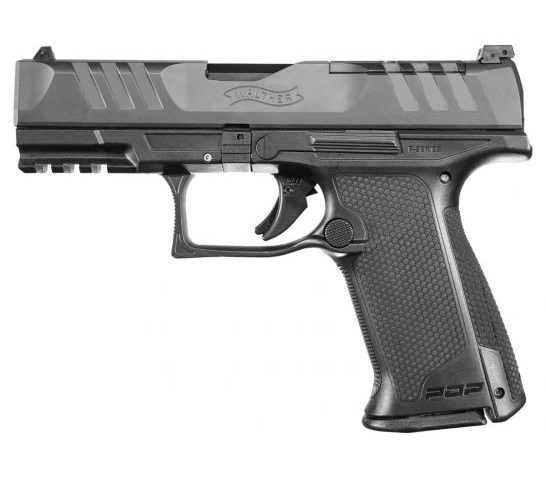 Walther PDP F Series 4" Optics Ready 9mm Pistol, Black – 2842734