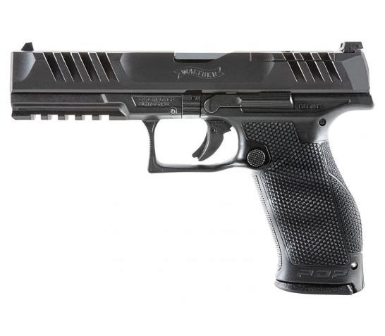 Walther PDP Full Size 5" Optics Ready 9mm Pistol, Black – 2844001