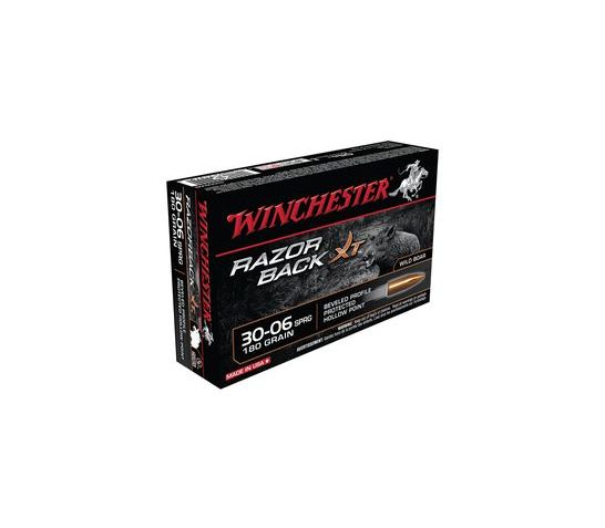 Winchester 30-06 180gr Razorback XT Ammunition 20rds – S3006WB