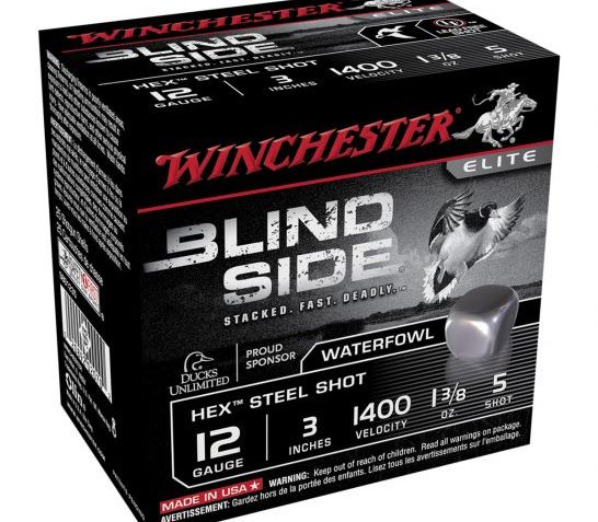 Winchester Blind Side 3" 5 Shot Mag Hex Steel 12 Gauge Ammunition 25 Rounds – SBS1235