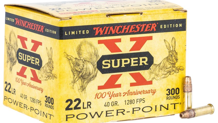 Winchester Super X 100 Year Anniversary .22 LR, 40gr, Power-Point, 300rd Box