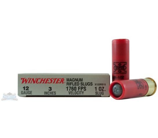 Winchester 12ga 3" 1oz  Rifled Slug Ammunition 5rds – 123RS15