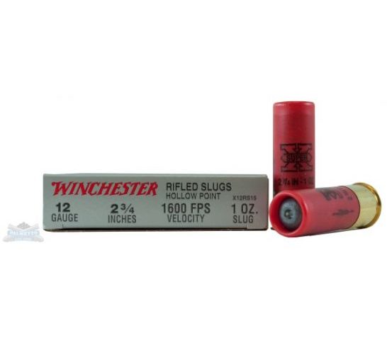 Winchester 12ga 2.75" 1oz Rifled Slug Ammunition 5rds – X12RS15