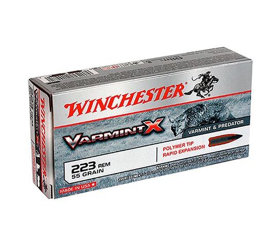 Winchester 223 Remington 55gr Varmint X Polymer Tip Ammunition 20rds – X223P