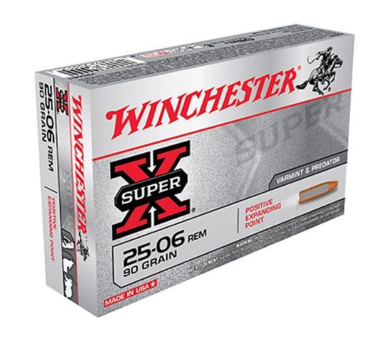 Winchester 25-06 90gr PEP Ammuniton 20rds – X25061