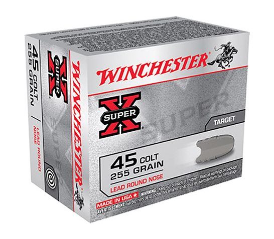 Winchester 45 Colt 255gr LRN Super-X Ammunition 20rds – X45CP2