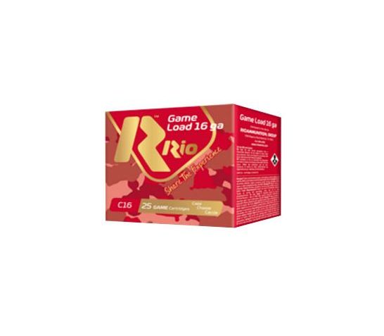 RIO Ammunition FIELD 16GA 2-3/4INCH 1 OZ #8 SHOT 3 DR 25 ROUNDS PER BOX