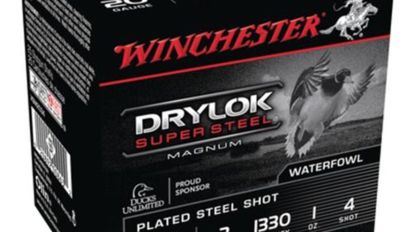 Winchester Drylok Super Steel Waterfowl 20 GA 3 Inch 1 oz #4 Steel Shot 25Rds