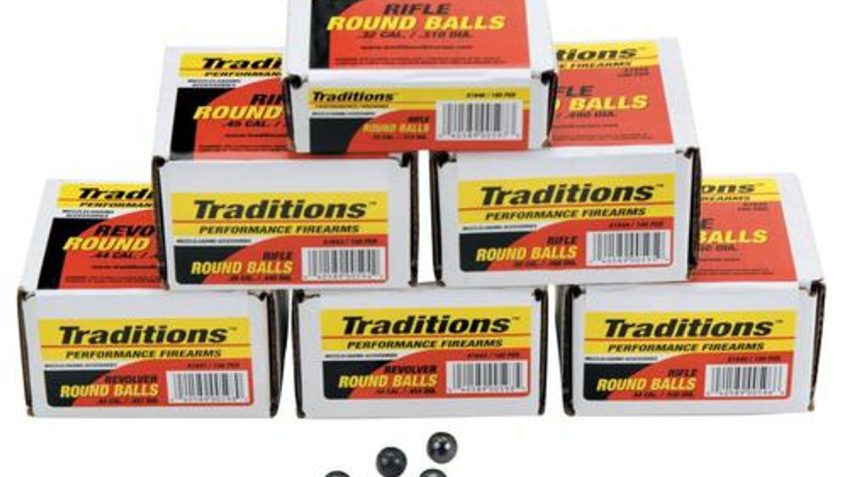 Traditions Muzzle RD Balls 44CAL 140GR