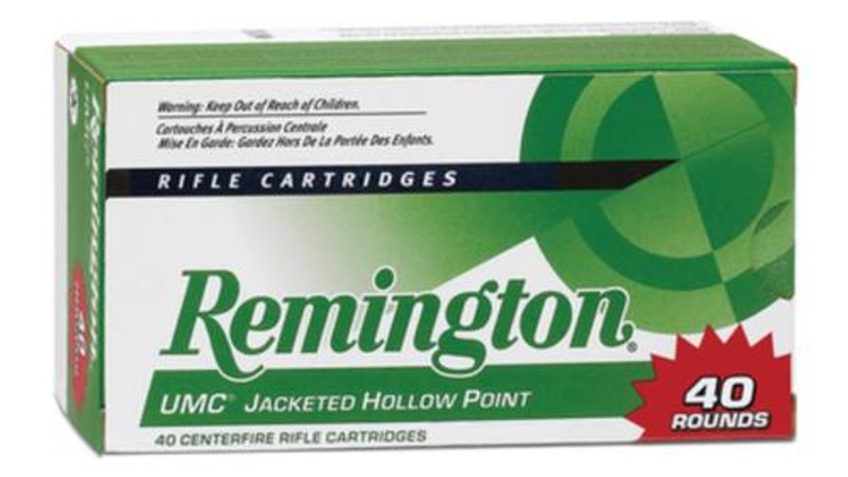 Remington UMC Brass .22-250 Rem 50-Grain 40-Rounds JHP