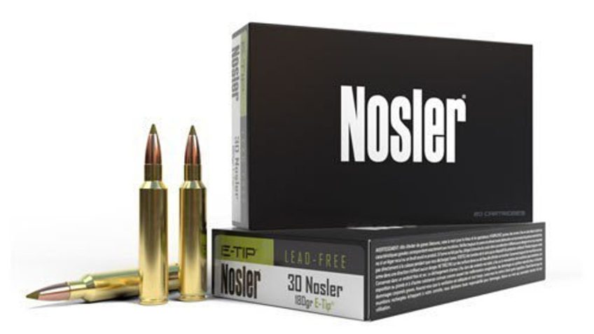 Nosler E-Tip Brass .30 Nosler 180Gr 20-Rounds