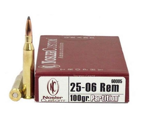 Nosler 25-06 100GR PT 20rds