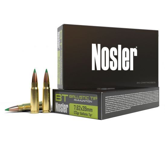 Nosler Ballistic Tip 7.62X39mm 123 Grain 20 Rounds