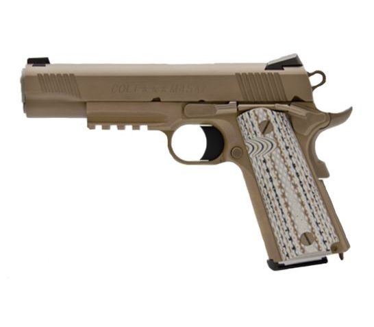 Colt Mfg 1911, Colt O1070m45 M45a1 Rail        45 Ns  5in     Fde